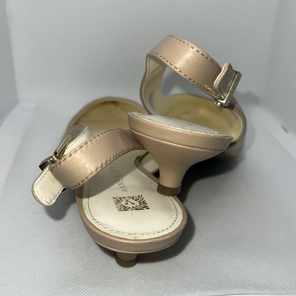 Anne Klein Women's Expert Slingback Nude 9.5 - Picture 4 of 7